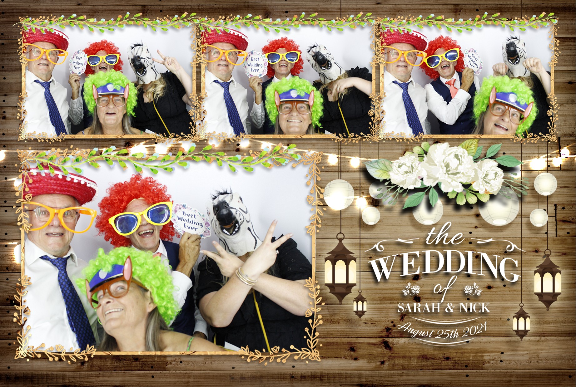 Sarah and Nick's Wedding  | View more photos from the event at gallery.myphotoboothexperience.co.uk/u/MyPhotoBoothExperienceLtd/Sarah-and-Nicks-Wedding