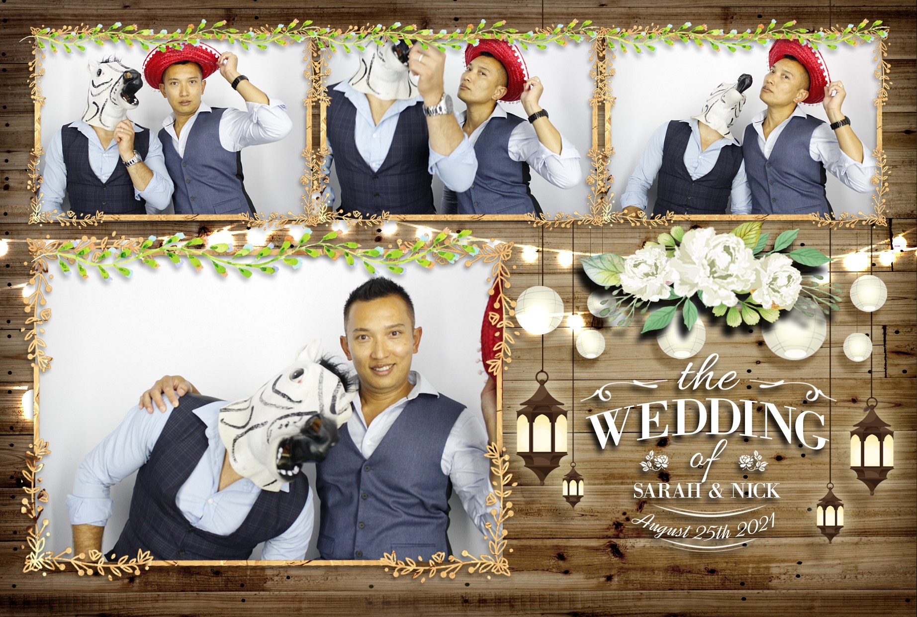 Sarah and Nick's Wedding  | View more photos from the event at gallery.myphotoboothexperience.co.uk/u/MyPhotoBoothExperienceLtd/Sarah-and-Nicks-Wedding