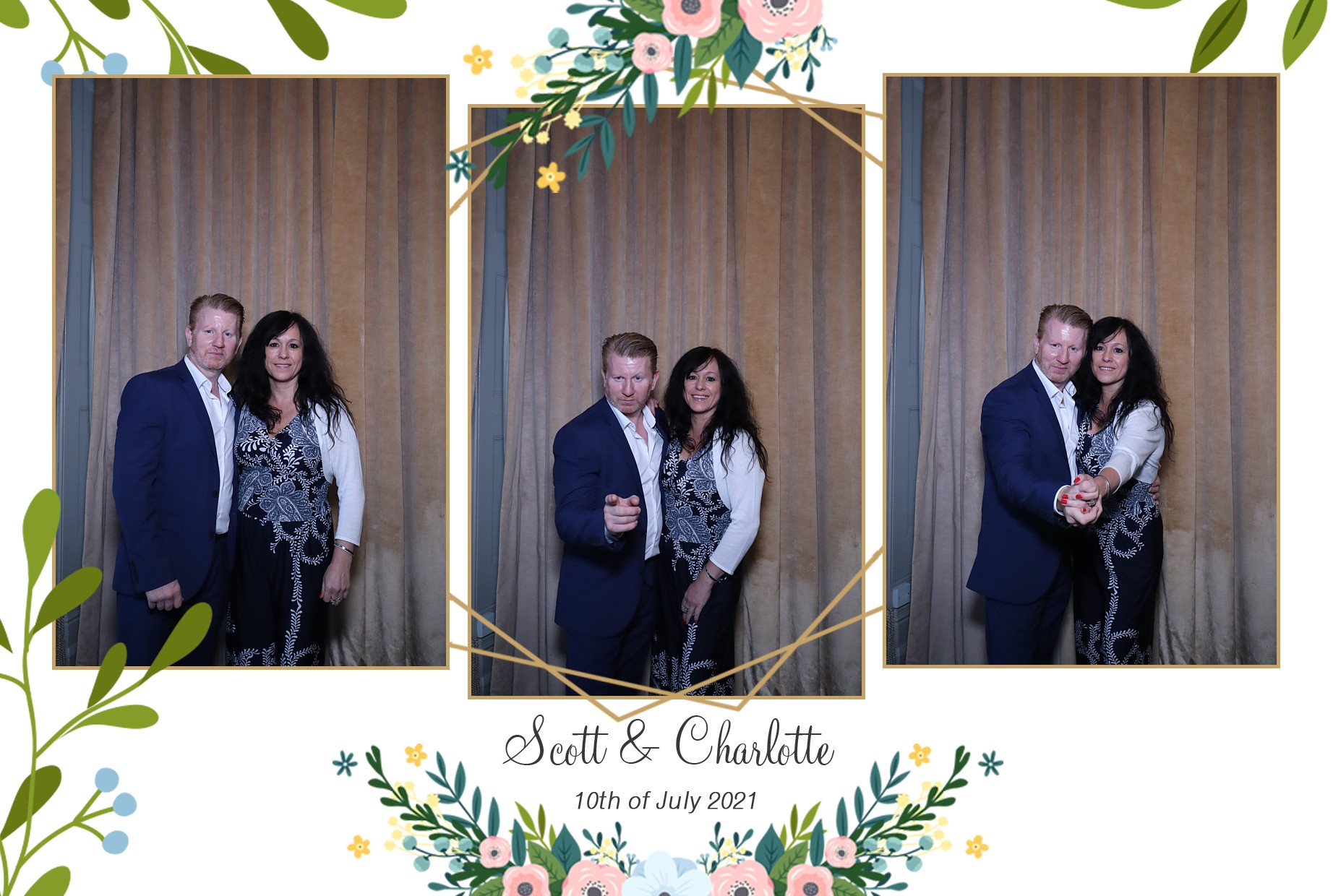 Scott & Charlotte | View more photos from the event at gallery.myphotoboothexperience.co.uk/u/MyPhotoBoothExperienceLtd/Scott-Charlotte