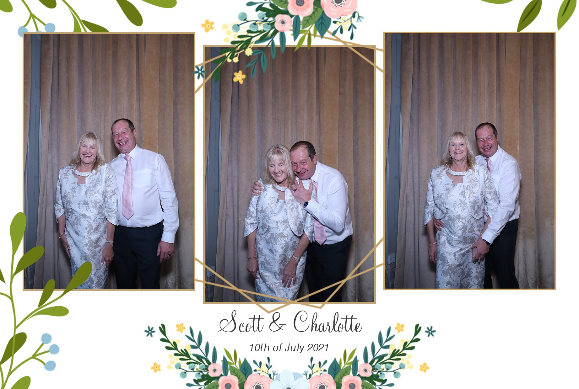 Scott & Charlotte | View more photos from the event at gallery.myphotoboothexperience.co.uk/u/MyPhotoBoothExperienceLtd/Scott-Charlotte