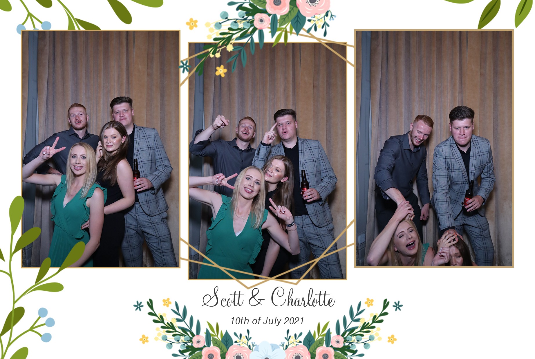 Scott & Charlotte | View more photos from the event at gallery.myphotoboothexperience.co.uk/u/MyPhotoBoothExperienceLtd/Scott-Charlotte