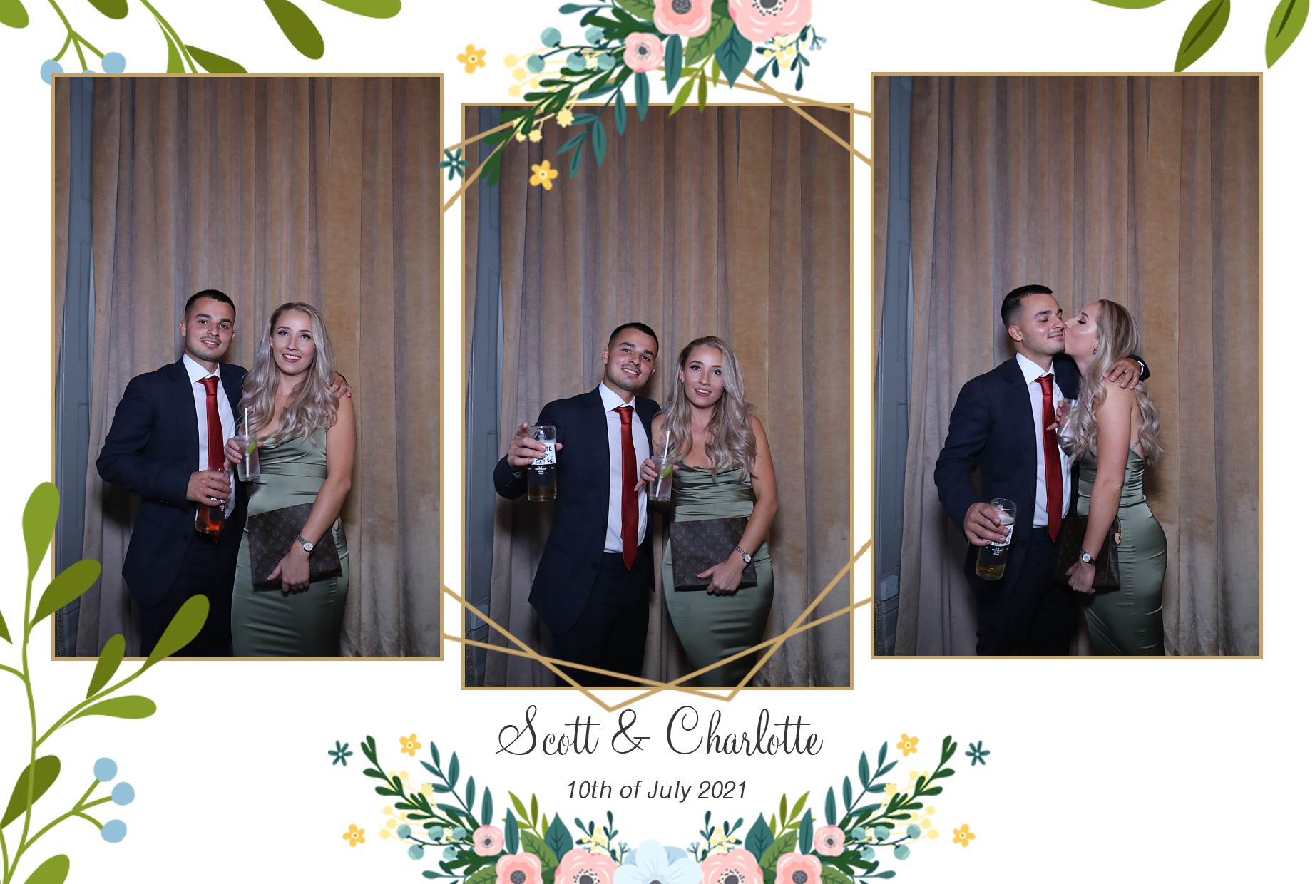 Scott & Charlotte | View more photos from the event at gallery.myphotoboothexperience.co.uk/u/MyPhotoBoothExperienceLtd/Scott-Charlotte