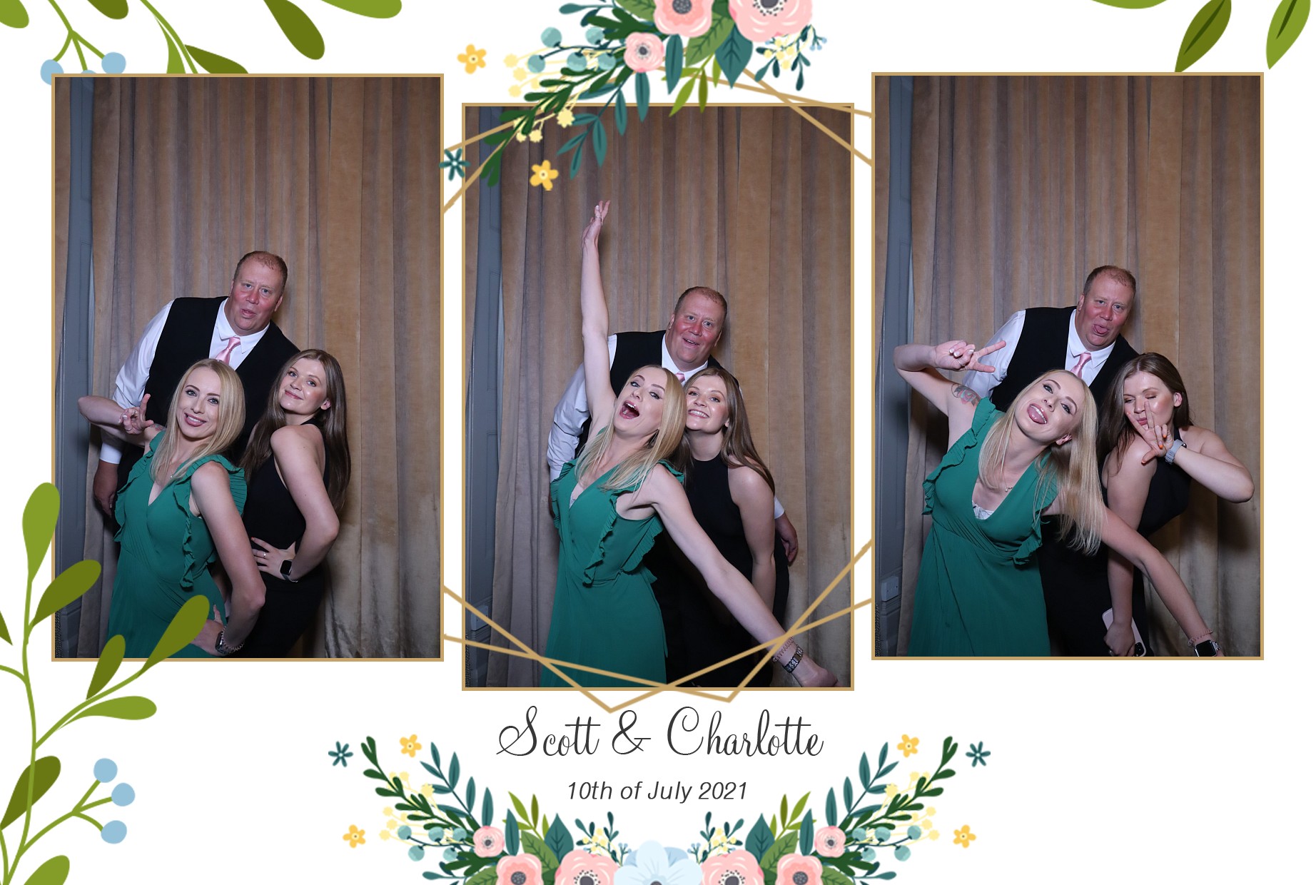 Scott & Charlotte | View more photos from the event at gallery.myphotoboothexperience.co.uk/u/MyPhotoBoothExperienceLtd/Scott-Charlotte
