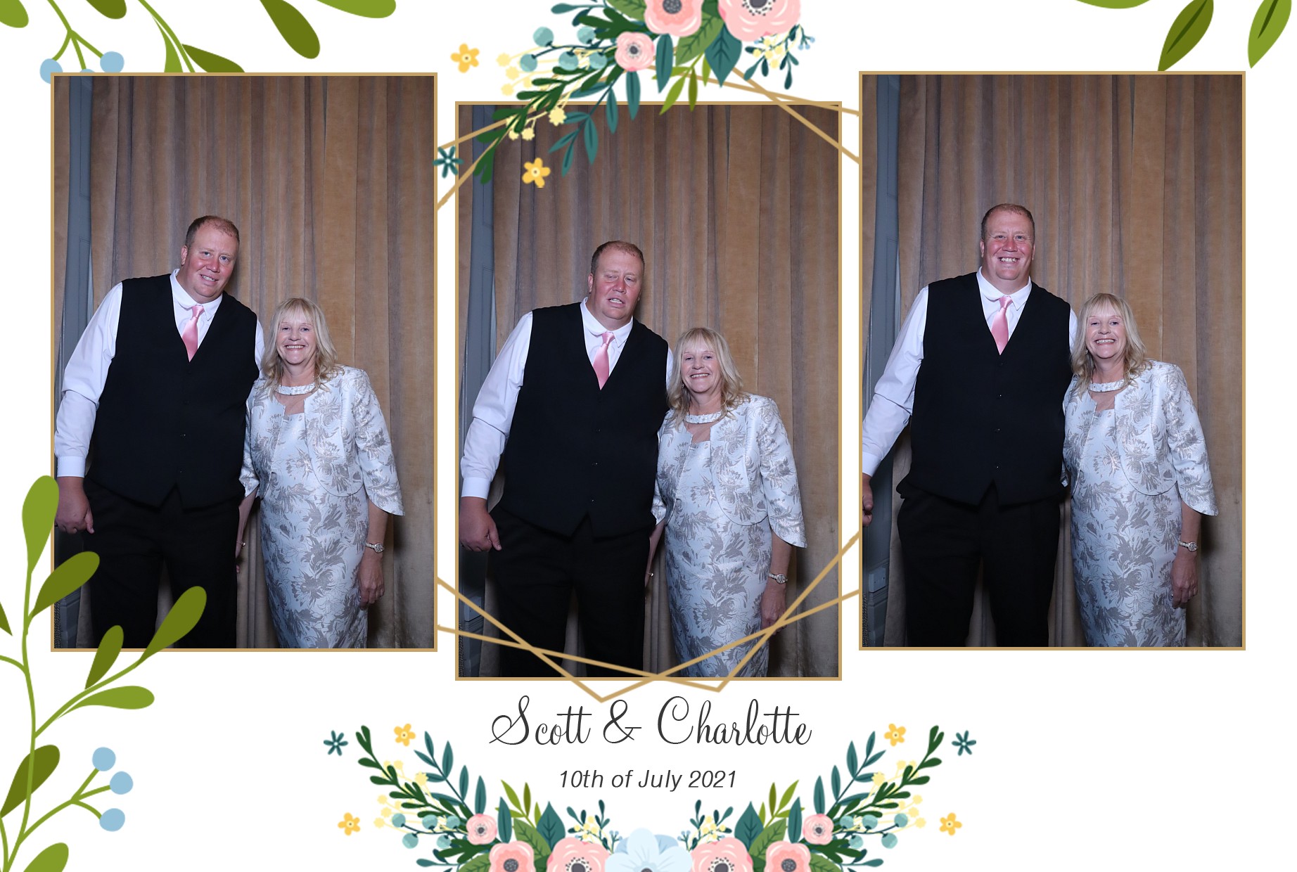 Scott & Charlotte | View more photos from the event at gallery.myphotoboothexperience.co.uk/u/MyPhotoBoothExperienceLtd/Scott-Charlotte