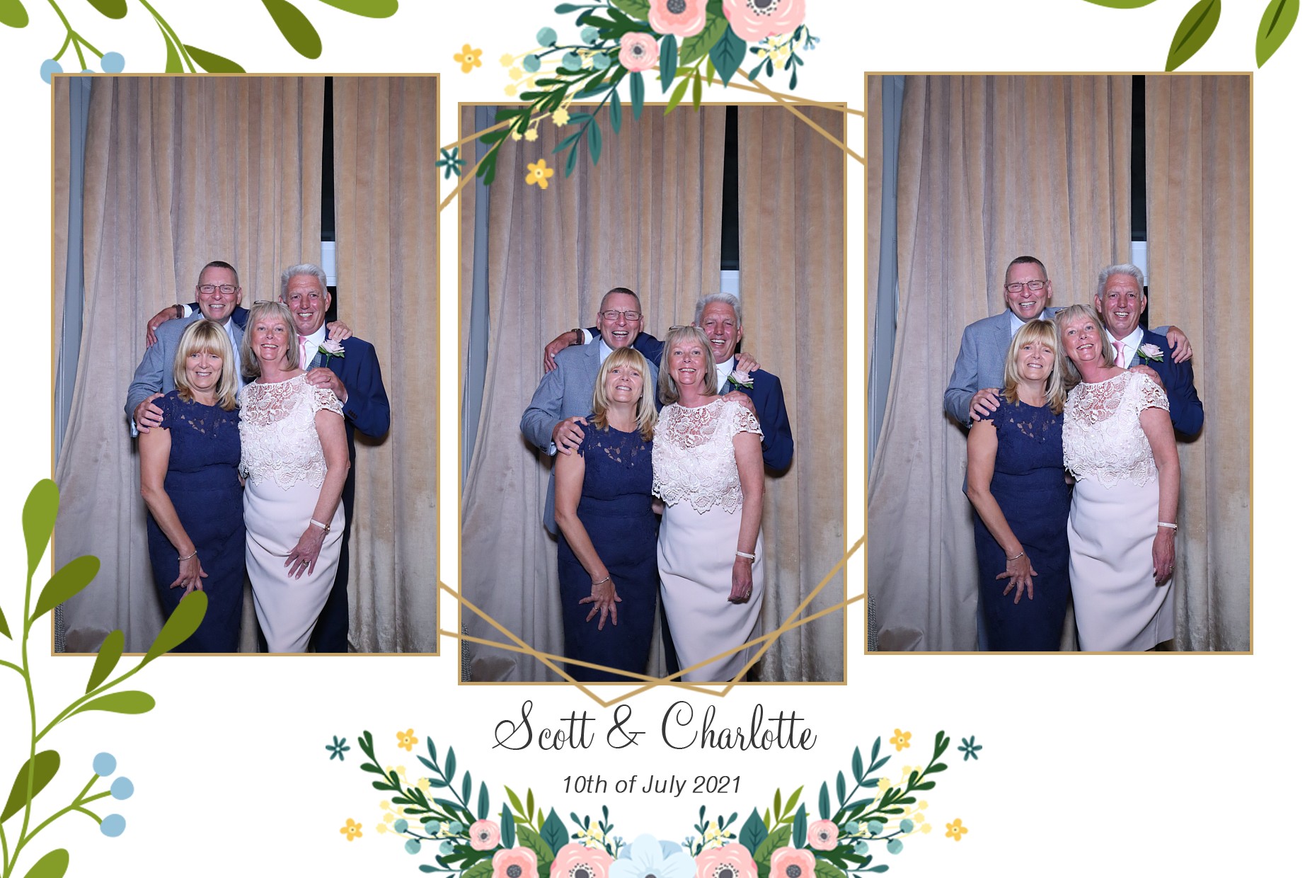 Scott & Charlotte | View more photos from the event at gallery.myphotoboothexperience.co.uk/u/MyPhotoBoothExperienceLtd/Scott-Charlotte