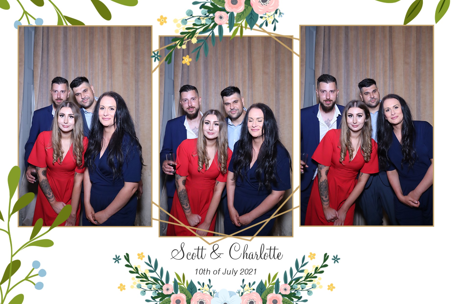 Scott & Charlotte | View more photos from the event at gallery.myphotoboothexperience.co.uk/u/MyPhotoBoothExperienceLtd/Scott-Charlotte
