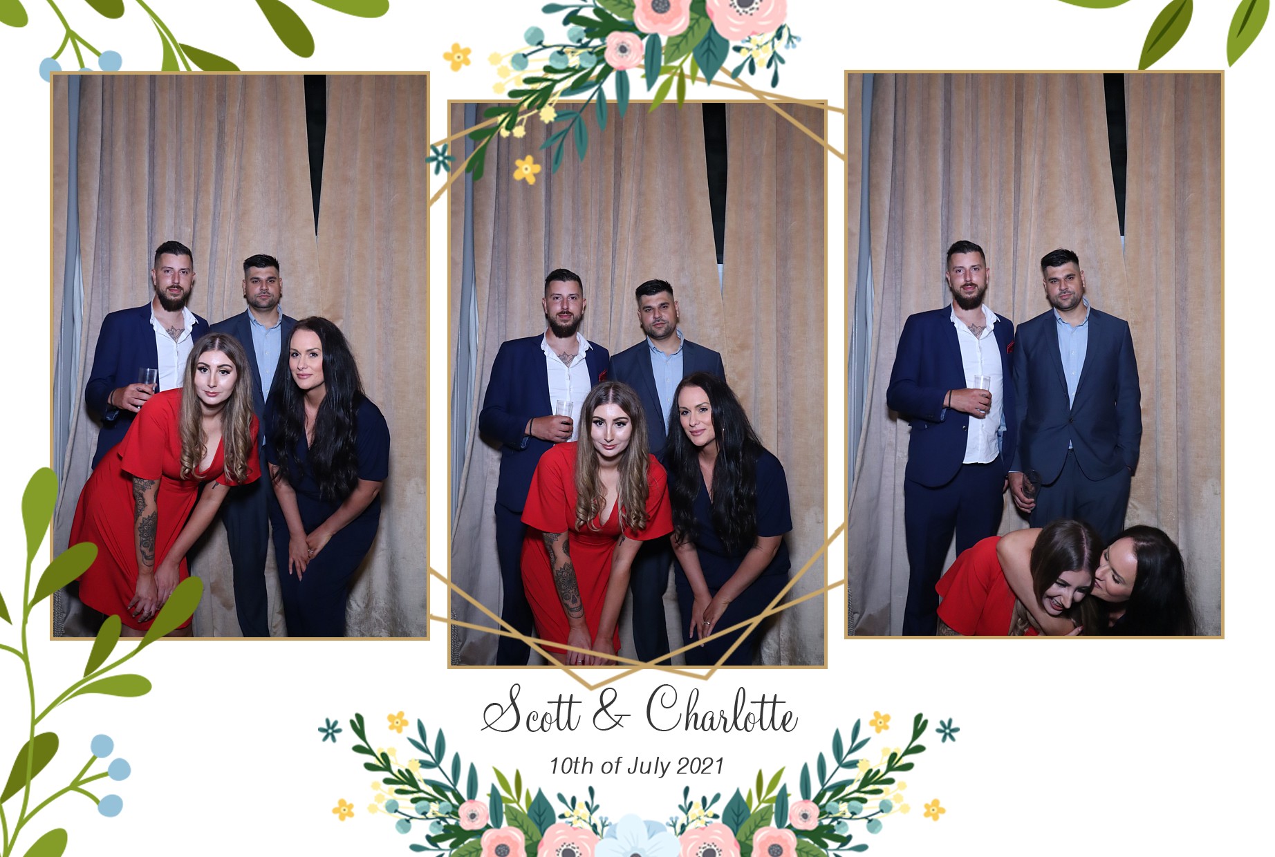 Scott & Charlotte | View more photos from the event at gallery.myphotoboothexperience.co.uk/u/MyPhotoBoothExperienceLtd/Scott-Charlotte