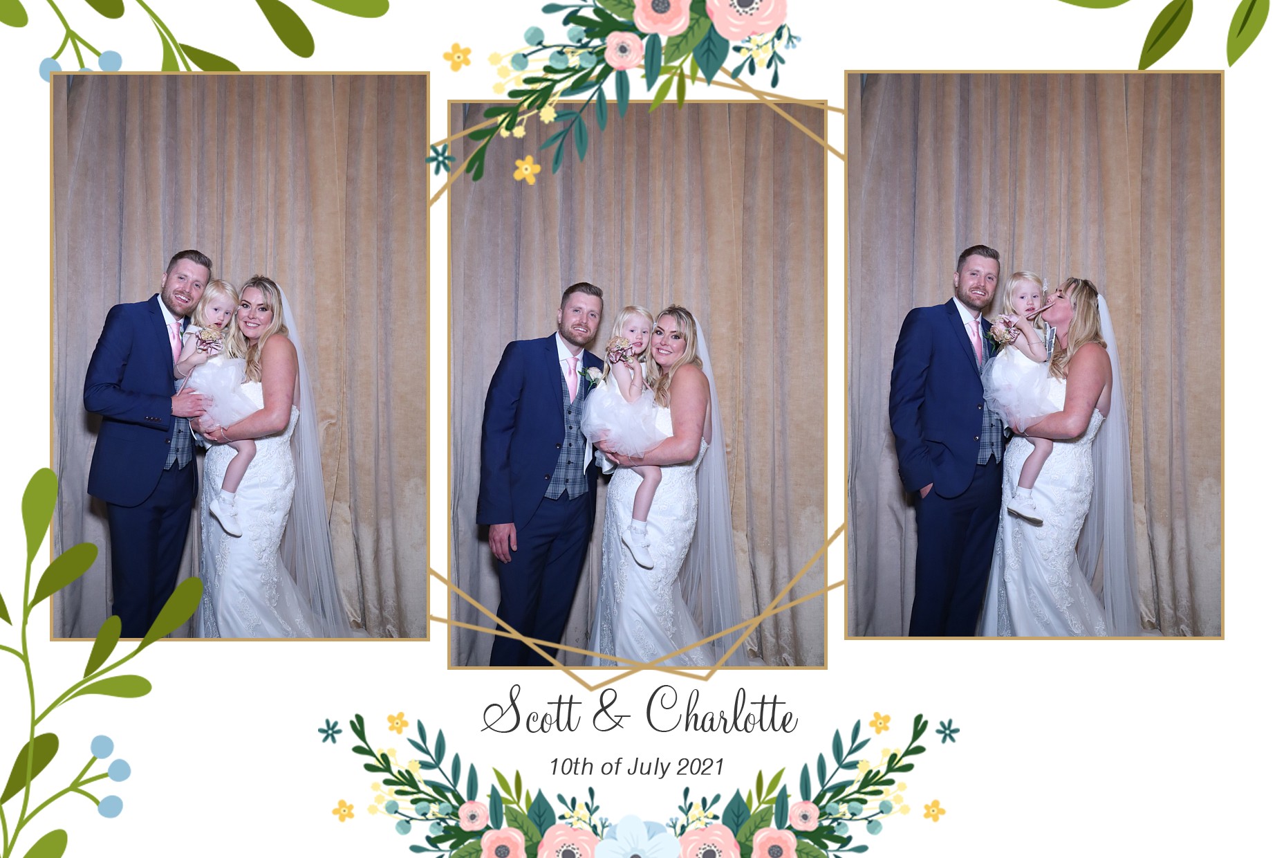 Scott & Charlotte | View more photos from the event at gallery.myphotoboothexperience.co.uk/u/MyPhotoBoothExperienceLtd/Scott-Charlotte