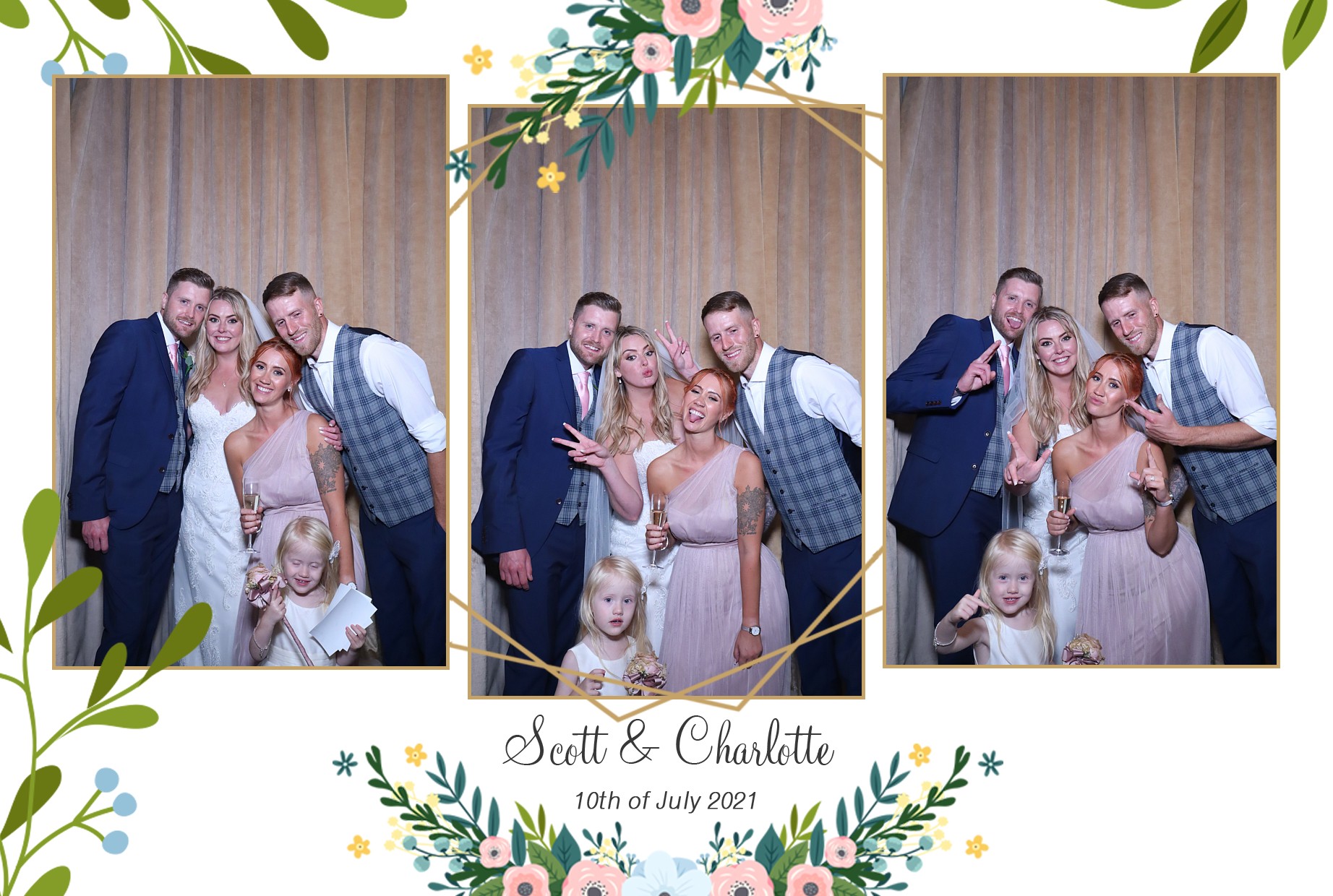 Scott & Charlotte | View more photos from the event at gallery.myphotoboothexperience.co.uk/u/MyPhotoBoothExperienceLtd/Scott-Charlotte
