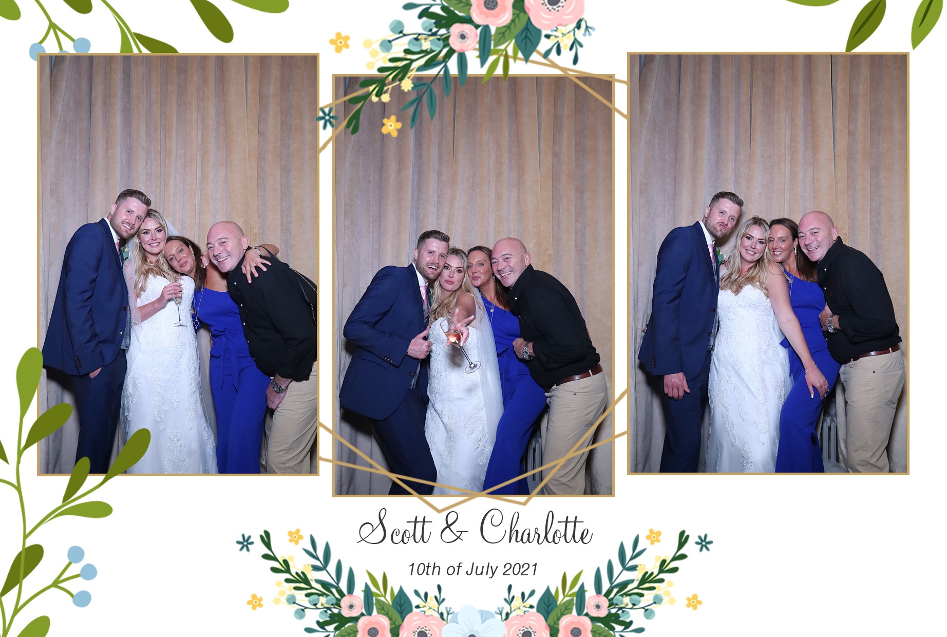 Scott & Charlotte | View more photos from the event at gallery.myphotoboothexperience.co.uk/u/MyPhotoBoothExperienceLtd/Scott-Charlotte