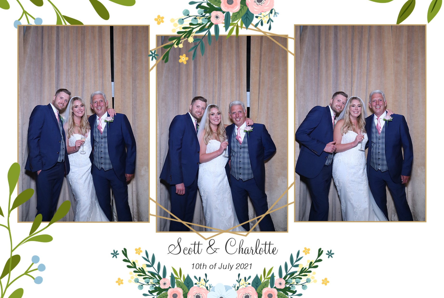 Scott & Charlotte | View more photos from the event at gallery.myphotoboothexperience.co.uk/u/MyPhotoBoothExperienceLtd/Scott-Charlotte