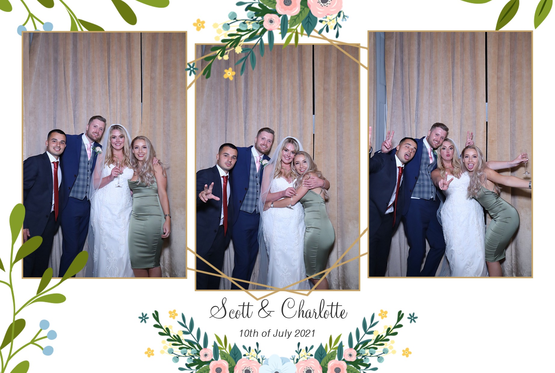 Scott & Charlotte | View more photos from the event at gallery.myphotoboothexperience.co.uk/u/MyPhotoBoothExperienceLtd/Scott-Charlotte