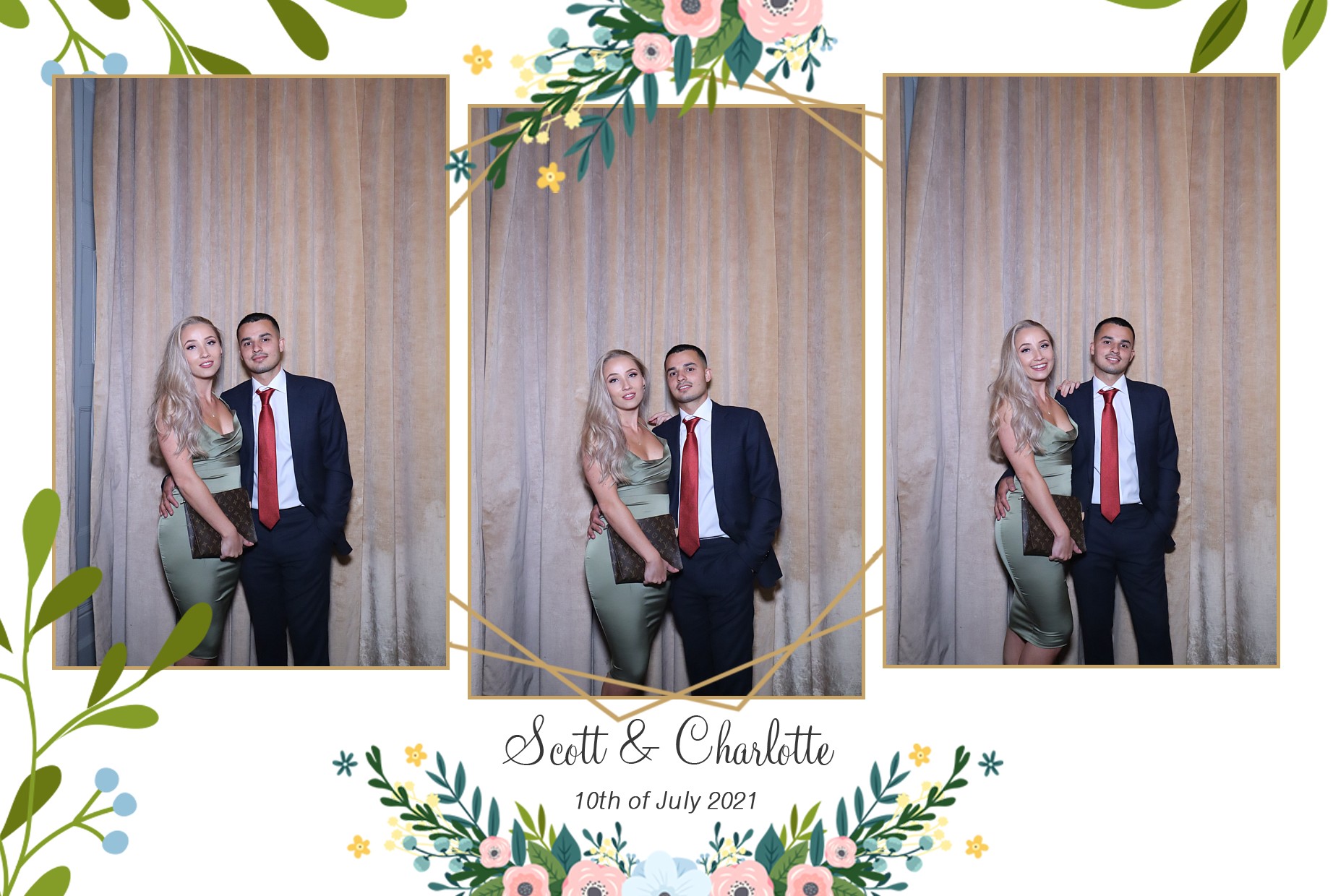 Scott & Charlotte | View more photos from the event at gallery.myphotoboothexperience.co.uk/u/MyPhotoBoothExperienceLtd/Scott-Charlotte