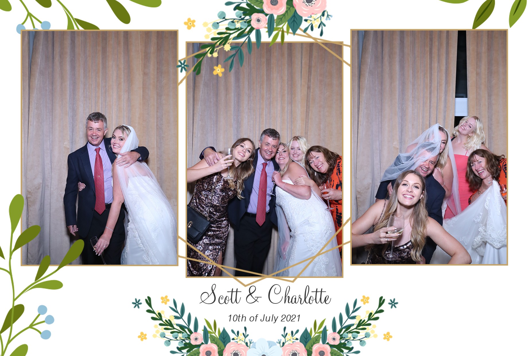 Scott & Charlotte | View more photos from the event at gallery.myphotoboothexperience.co.uk/u/MyPhotoBoothExperienceLtd/Scott-Charlotte