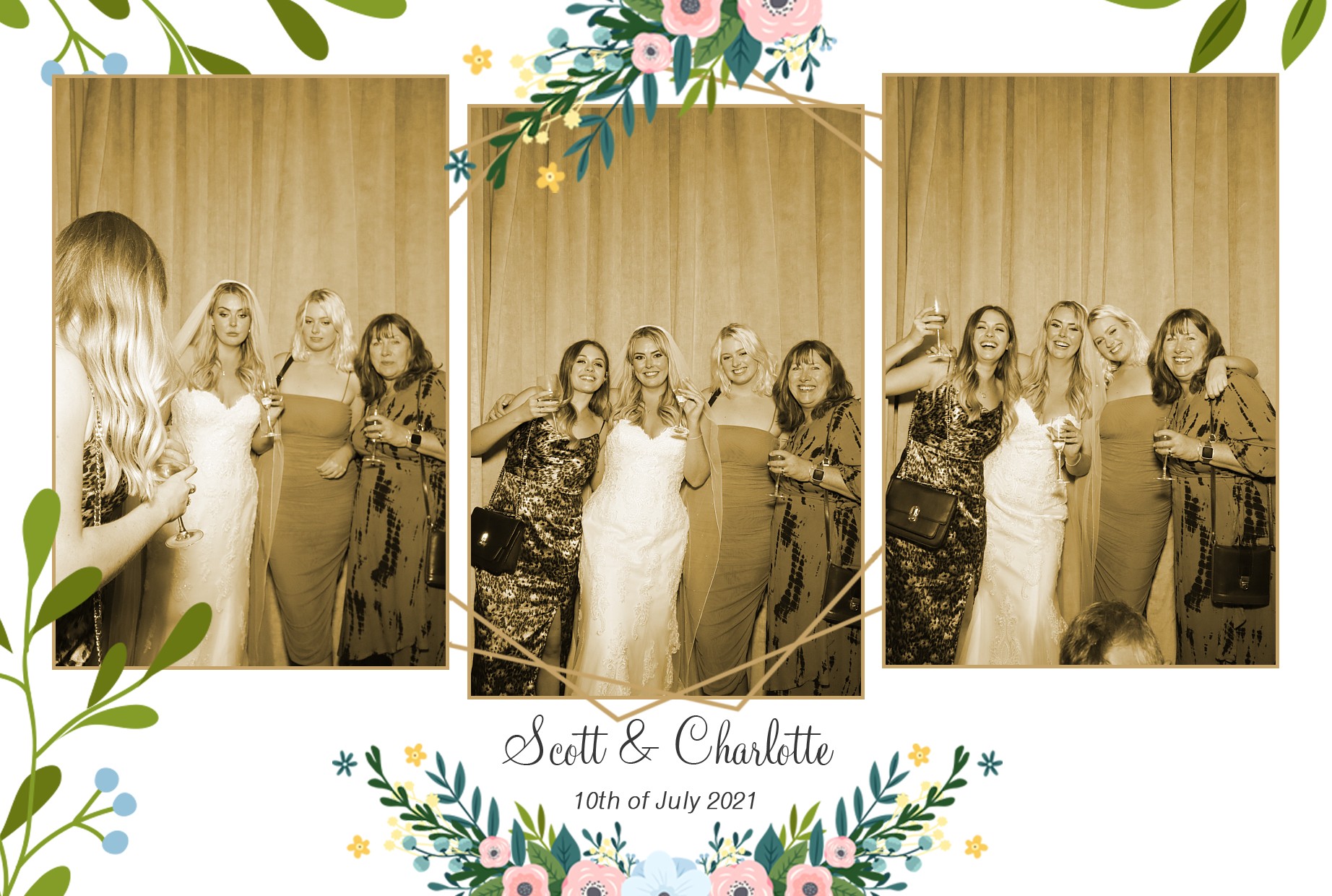 Scott & Charlotte | View more photos from the event at gallery.myphotoboothexperience.co.uk/u/MyPhotoBoothExperienceLtd/Scott-Charlotte