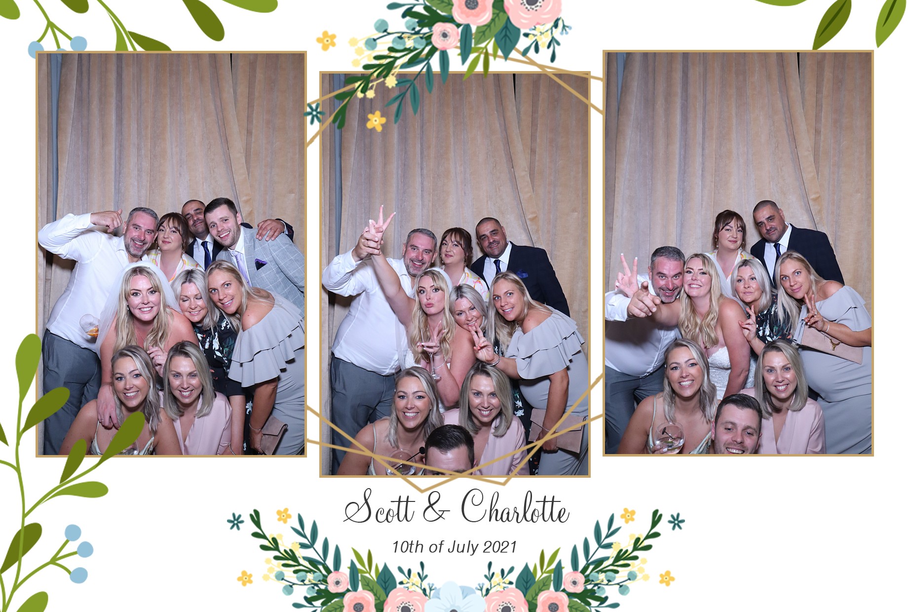 Scott & Charlotte | View more photos from the event at gallery.myphotoboothexperience.co.uk/u/MyPhotoBoothExperienceLtd/Scott-Charlotte