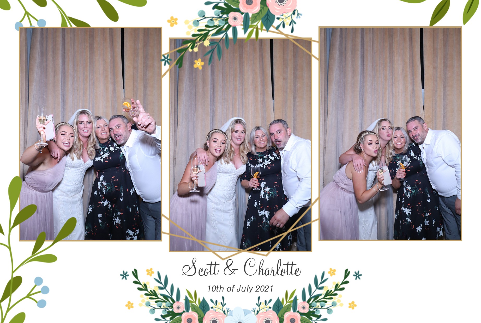 Scott & Charlotte | View more photos from the event at gallery.myphotoboothexperience.co.uk/u/MyPhotoBoothExperienceLtd/Scott-Charlotte