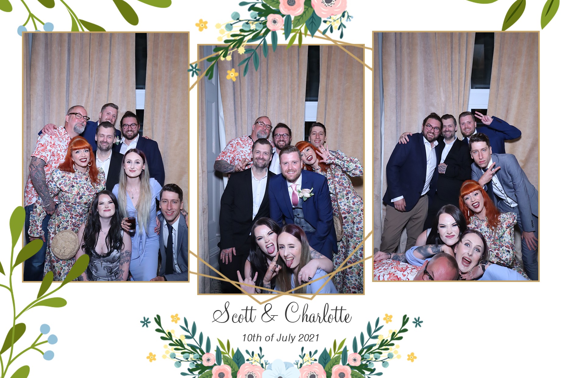 Scott & Charlotte | View more photos from the event at gallery.myphotoboothexperience.co.uk/u/MyPhotoBoothExperienceLtd/Scott-Charlotte