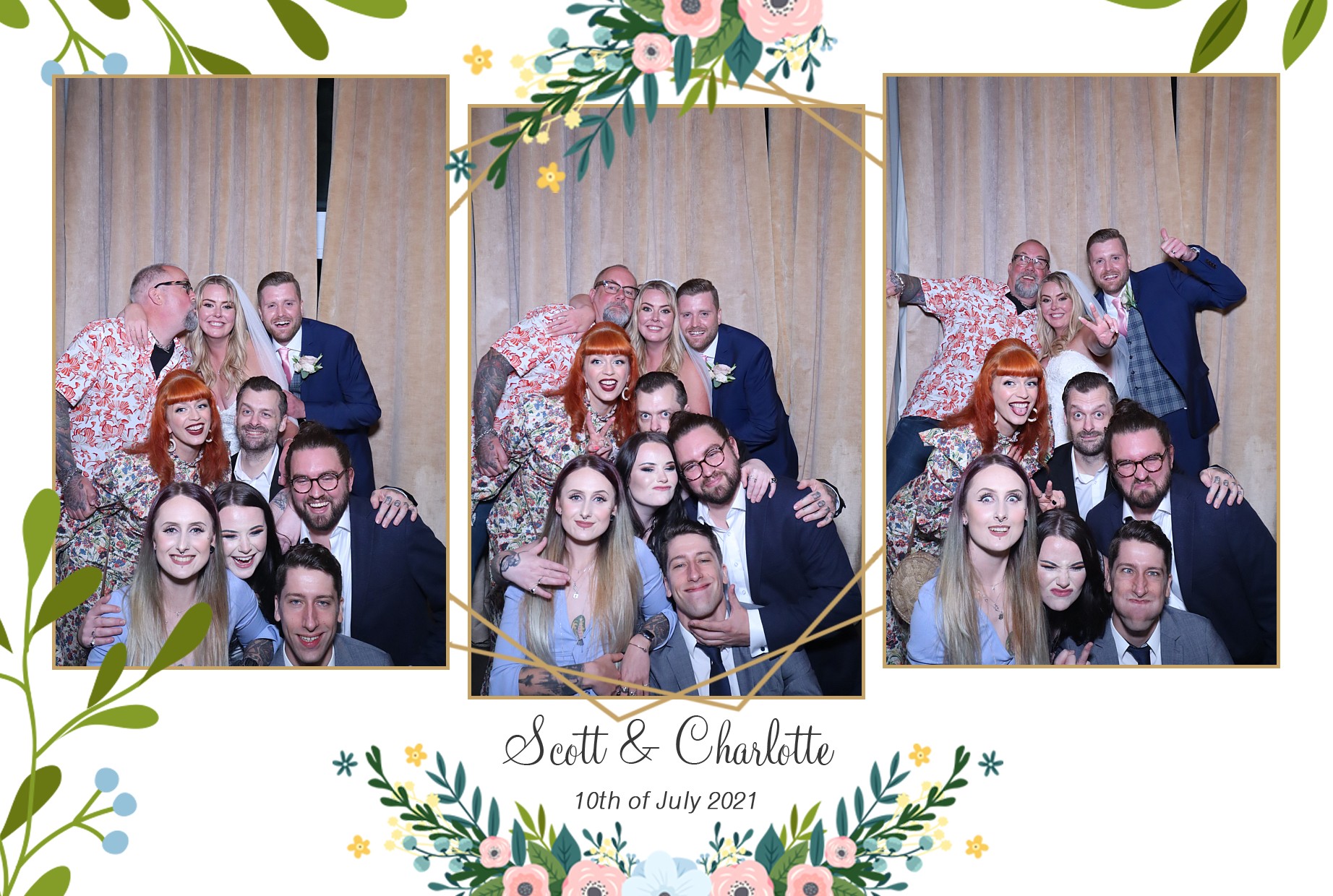 Scott & Charlotte | View more photos from the event at gallery.myphotoboothexperience.co.uk/u/MyPhotoBoothExperienceLtd/Scott-Charlotte