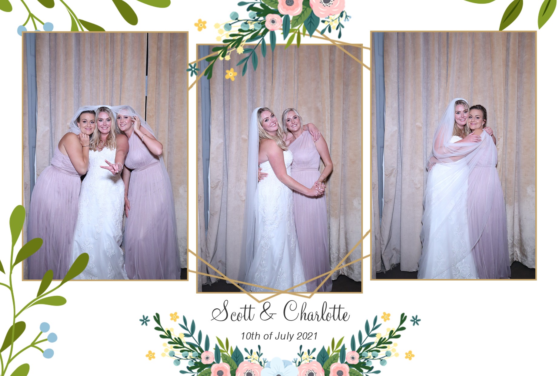 Scott & Charlotte | View more photos from the event at gallery.myphotoboothexperience.co.uk/u/MyPhotoBoothExperienceLtd/Scott-Charlotte