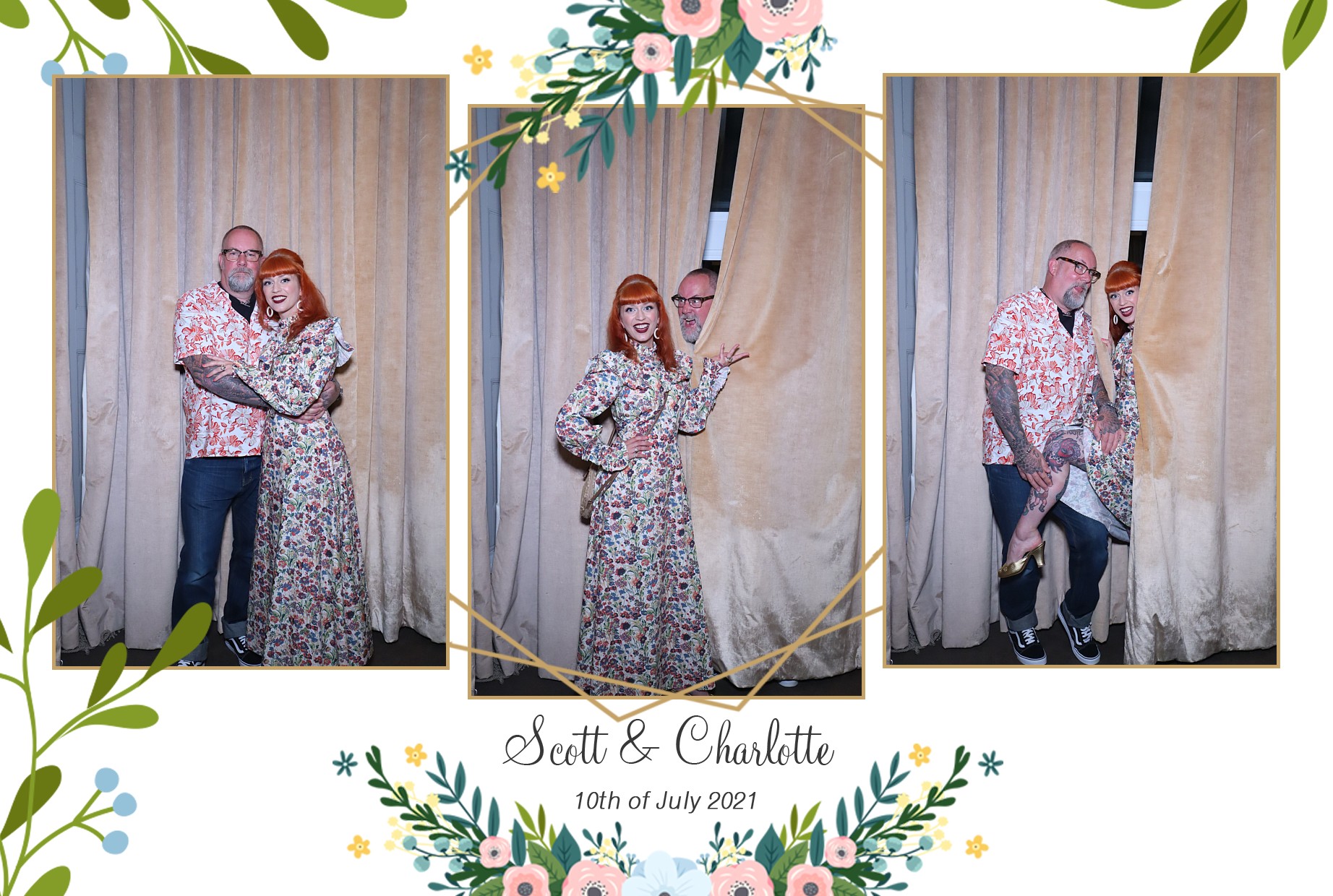 Scott & Charlotte | View more photos from the event at gallery.myphotoboothexperience.co.uk/u/MyPhotoBoothExperienceLtd/Scott-Charlotte