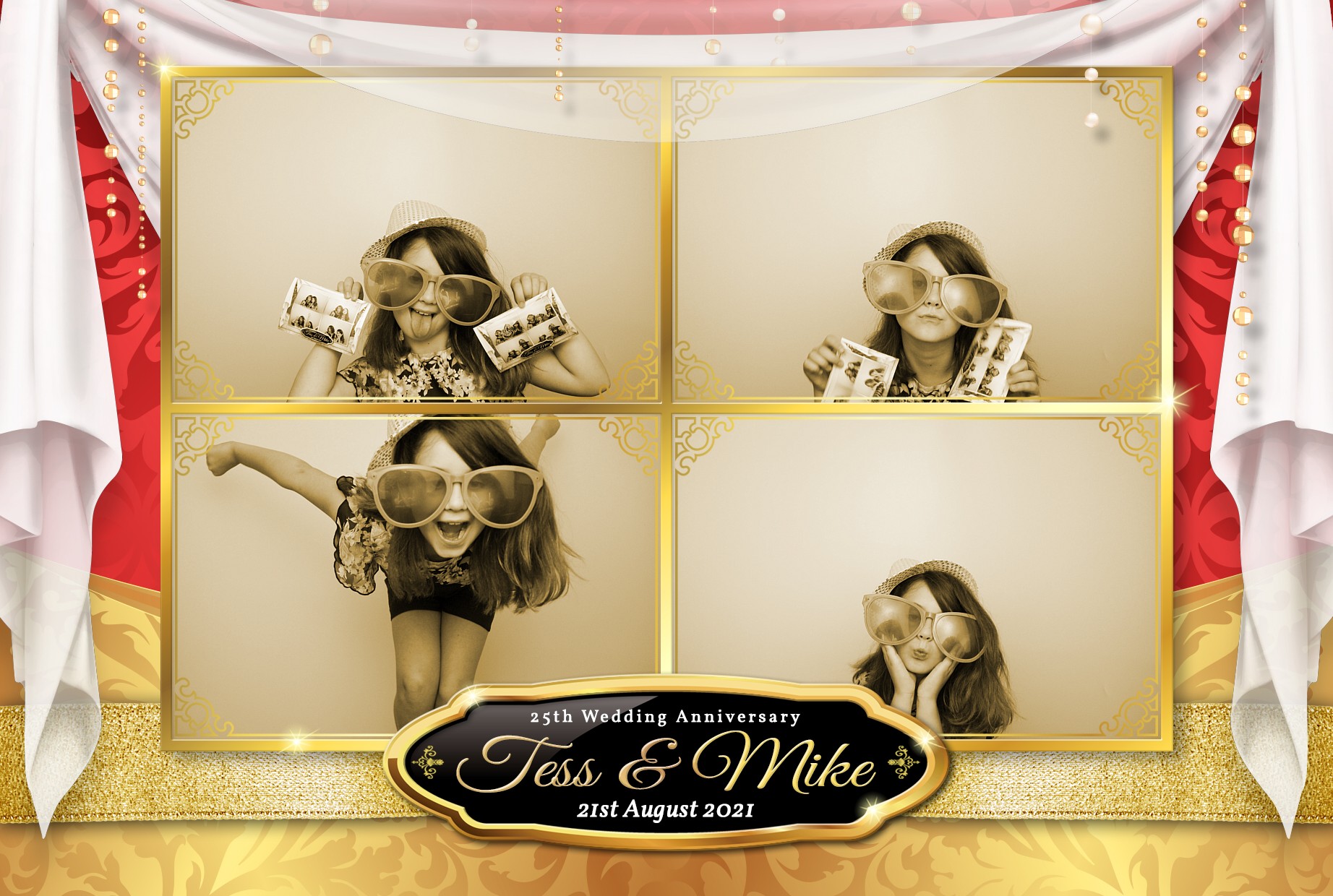 Tess and Mike's 25th Anniversary | View more photos from the event at gallery.myphotoboothexperience.co.uk/u/MyPhotoBoothExperienceLtd/Tess-and-Mikes-25th-Anniversary
