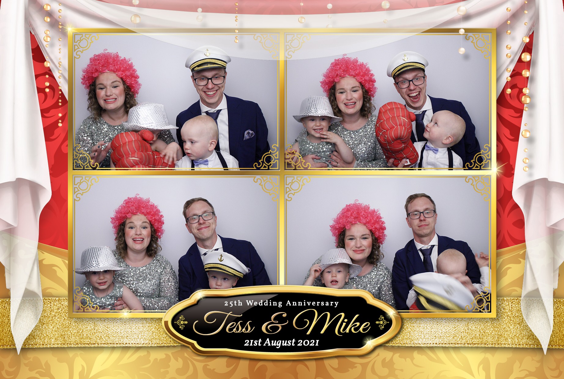 Tess and Mike's 25th Anniversary | View more photos from the event at gallery.myphotoboothexperience.co.uk/u/MyPhotoBoothExperienceLtd/Tess-and-Mikes-25th-Anniversary