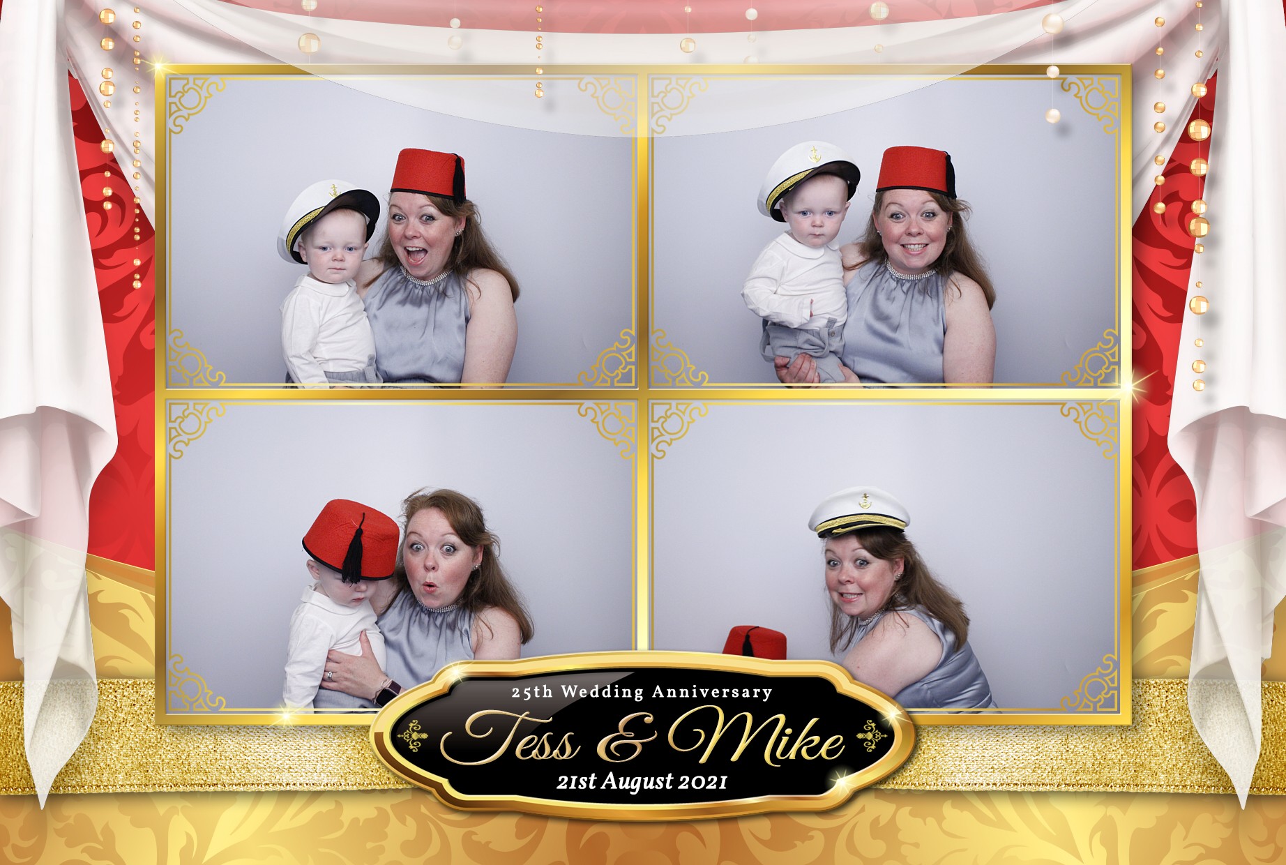 Tess and Mike's 25th Anniversary | View more photos from the event at gallery.myphotoboothexperience.co.uk/u/MyPhotoBoothExperienceLtd/Tess-and-Mikes-25th-Anniversary