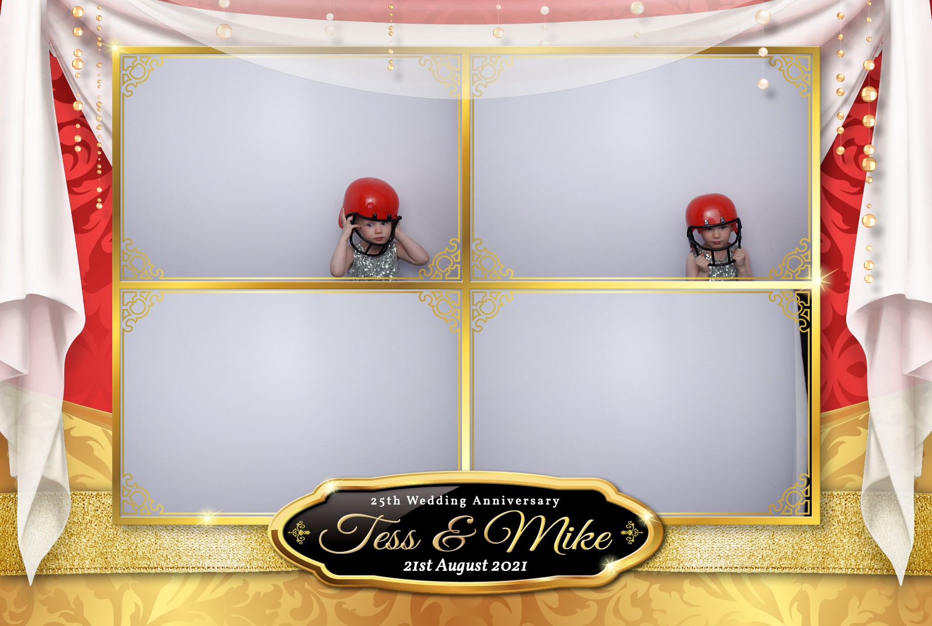 Tess and Mike's 25th Anniversary | View more photos from the event at gallery.myphotoboothexperience.co.uk/u/MyPhotoBoothExperienceLtd/Tess-and-Mikes-25th-Anniversary
