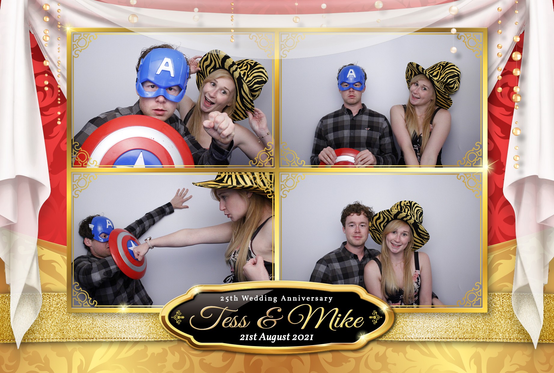 Tess and Mike's 25th Anniversary | View more photos from the event at gallery.myphotoboothexperience.co.uk/u/MyPhotoBoothExperienceLtd/Tess-and-Mikes-25th-Anniversary
