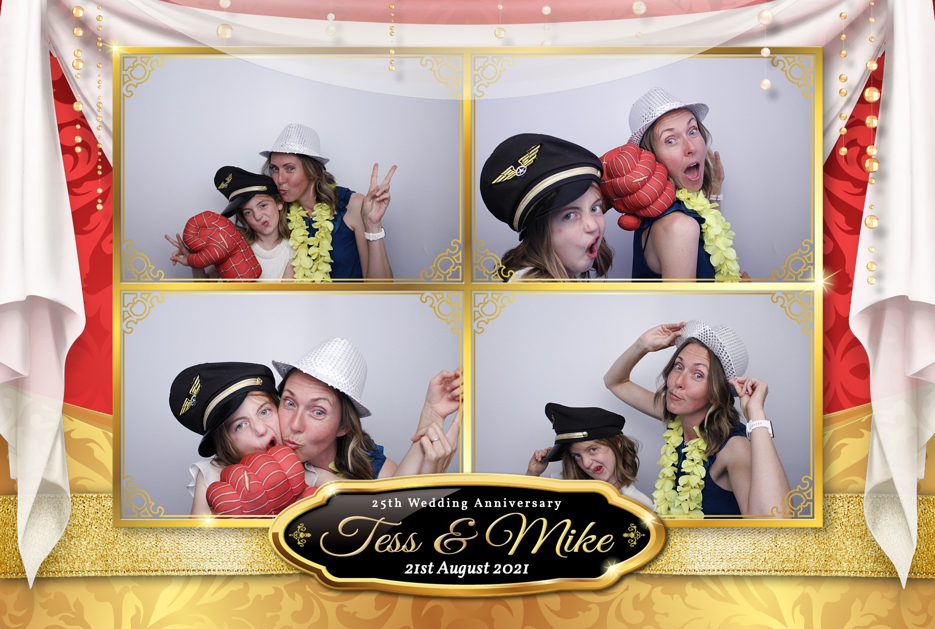 Tess and Mike's 25th Anniversary | View more photos from the event at gallery.myphotoboothexperience.co.uk/u/MyPhotoBoothExperienceLtd/Tess-and-Mikes-25th-Anniversary