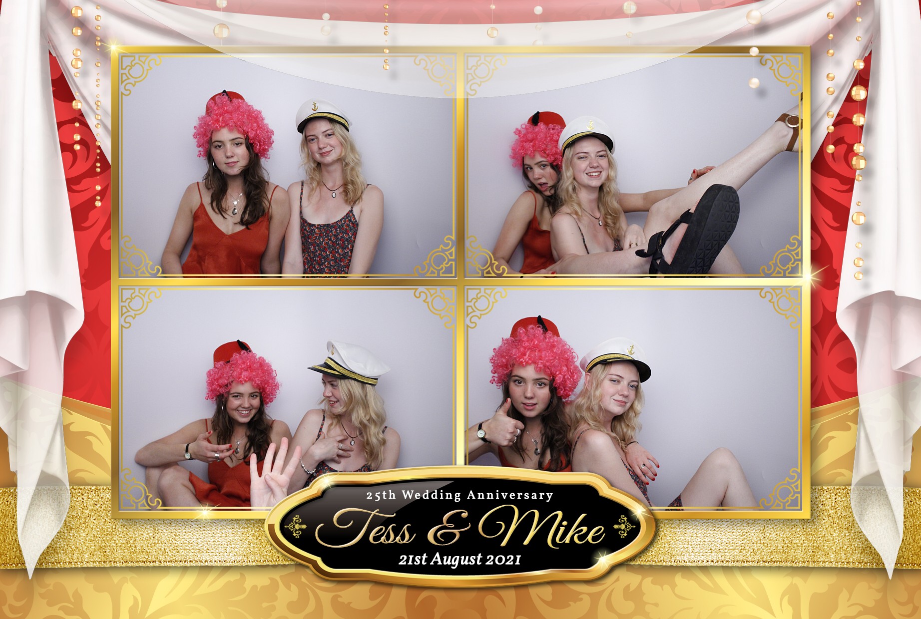 Tess and Mike's 25th Anniversary | View more photos from the event at gallery.myphotoboothexperience.co.uk/u/MyPhotoBoothExperienceLtd/Tess-and-Mikes-25th-Anniversary