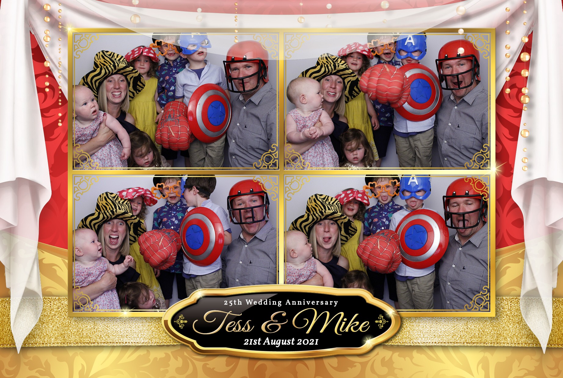 Tess and Mike's 25th Anniversary | View more photos from the event at gallery.myphotoboothexperience.co.uk/u/MyPhotoBoothExperienceLtd/Tess-and-Mikes-25th-Anniversary