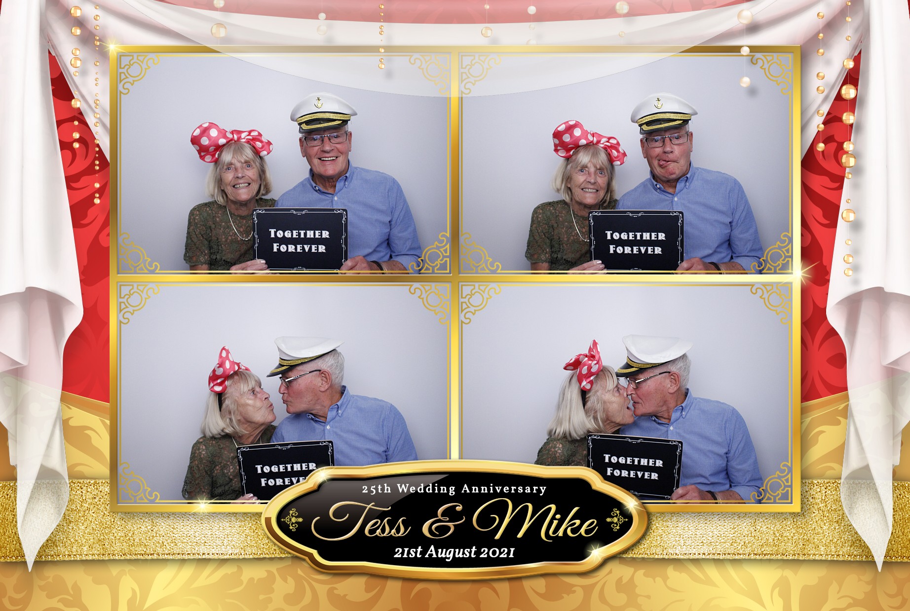 Tess and Mike's 25th Anniversary | View more photos from the event at gallery.myphotoboothexperience.co.uk/u/MyPhotoBoothExperienceLtd/Tess-and-Mikes-25th-Anniversary