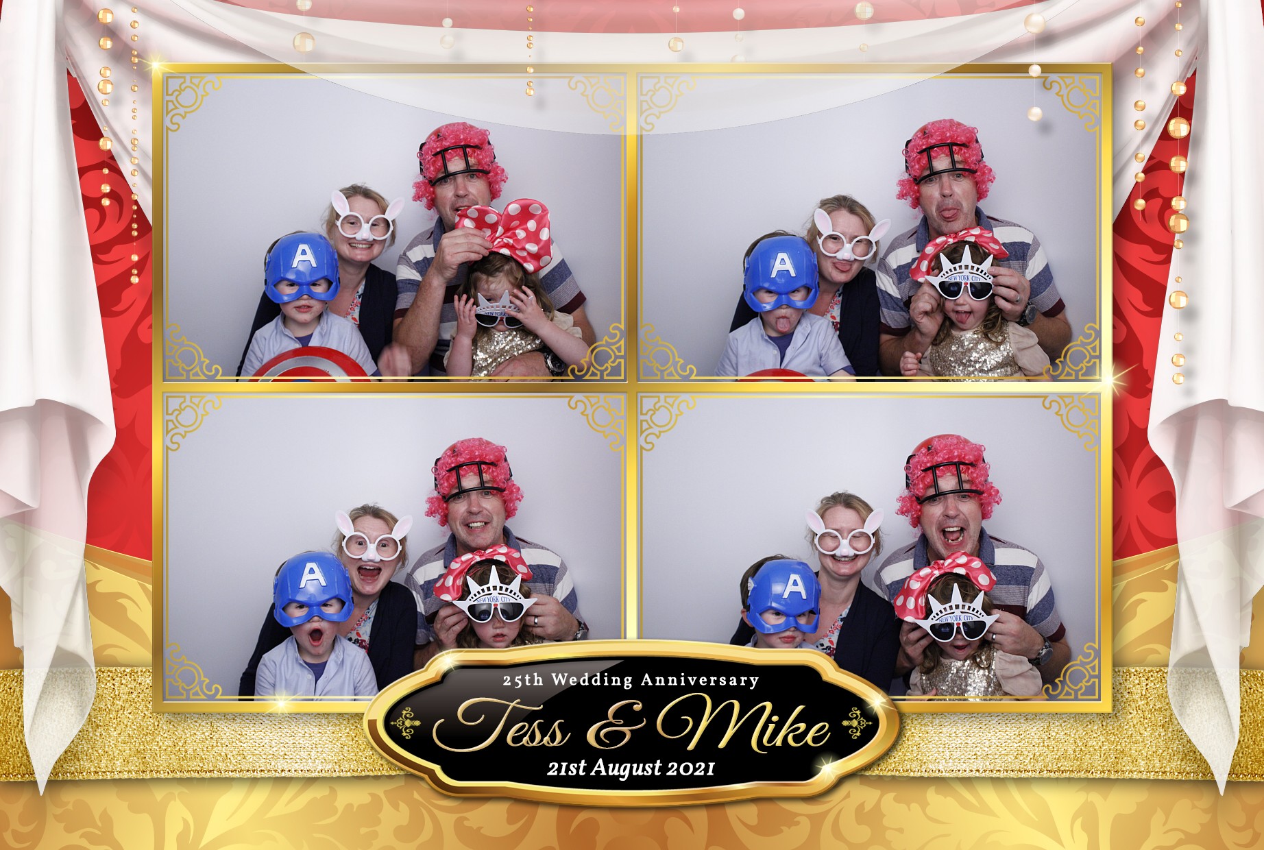 Tess and Mike's 25th Anniversary | View more photos from the event at gallery.myphotoboothexperience.co.uk/u/MyPhotoBoothExperienceLtd/Tess-and-Mikes-25th-Anniversary