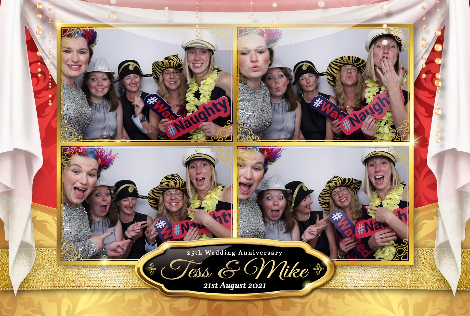 Tess and Mike's 25th Anniversary | View more photos from the event at gallery.myphotoboothexperience.co.uk/u/MyPhotoBoothExperienceLtd/Tess-and-Mikes-25th-Anniversary