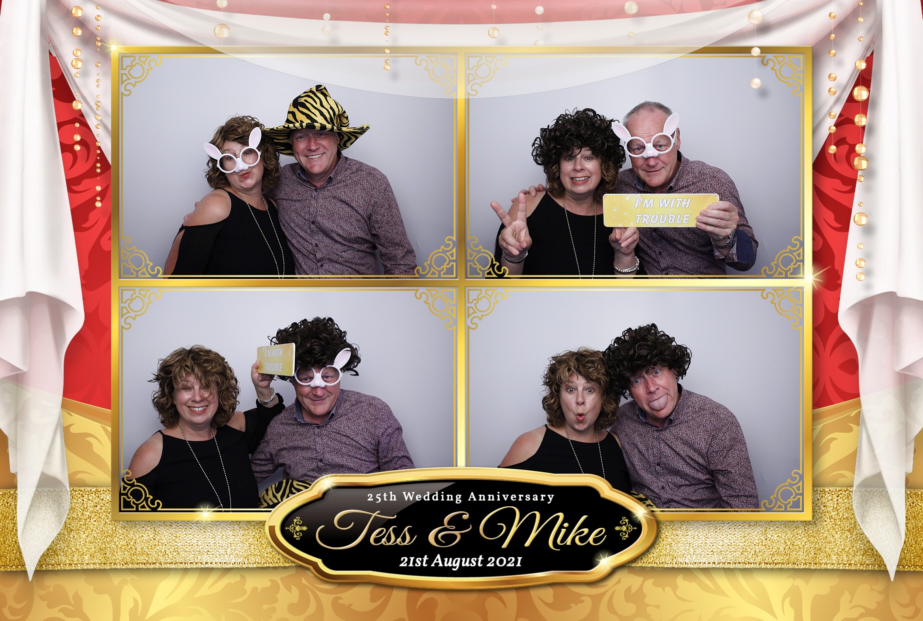 Tess and Mike's 25th Anniversary | View more photos from the event at gallery.myphotoboothexperience.co.uk/u/MyPhotoBoothExperienceLtd/Tess-and-Mikes-25th-Anniversary