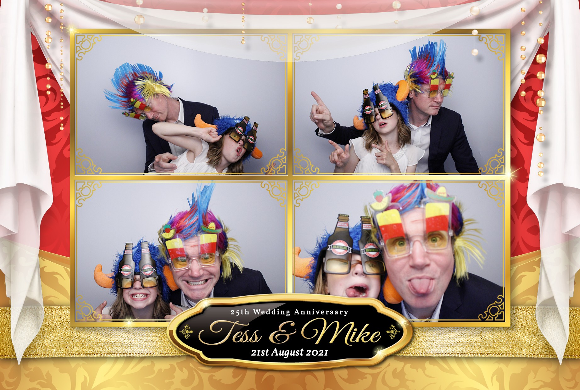 Tess and Mike's 25th Anniversary | View more photos from the event at gallery.myphotoboothexperience.co.uk/u/MyPhotoBoothExperienceLtd/Tess-and-Mikes-25th-Anniversary