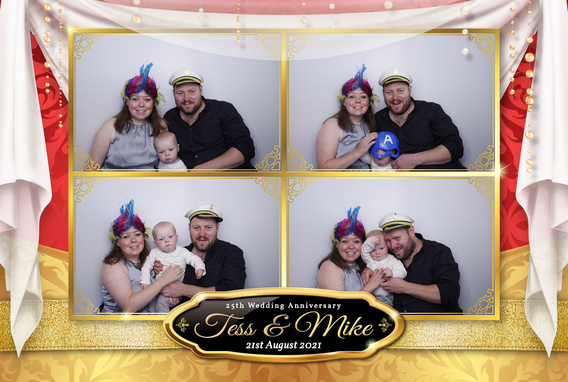 Tess and Mike's 25th Anniversary | View more photos from the event at gallery.myphotoboothexperience.co.uk/u/MyPhotoBoothExperienceLtd/Tess-and-Mikes-25th-Anniversary