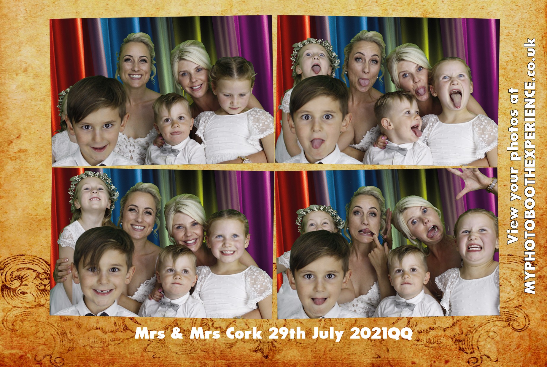 The wedding of Mr and Mrs Cork | View more photos from the event at gallery.myphotoboothexperience.co.uk/u/MyPhotoBoothExperienceLtd/The-wedding-of-Mr-and-Mrs-Cork