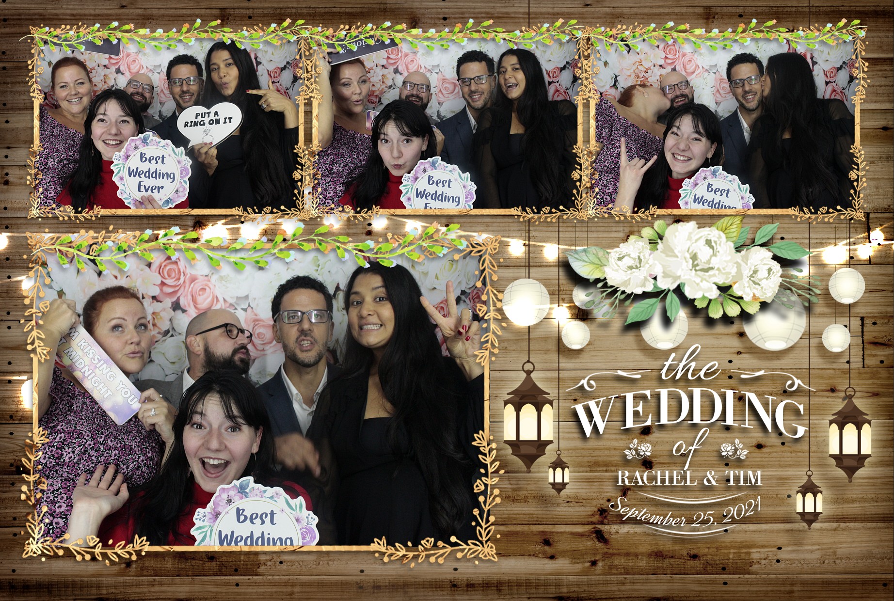 Tim and Rachel's Wedding  | View more photos from the event at gallery.myphotoboothexperience.co.uk/u/MyPhotoBoothExperienceLtd/Tim-and-Rachels-Wedding