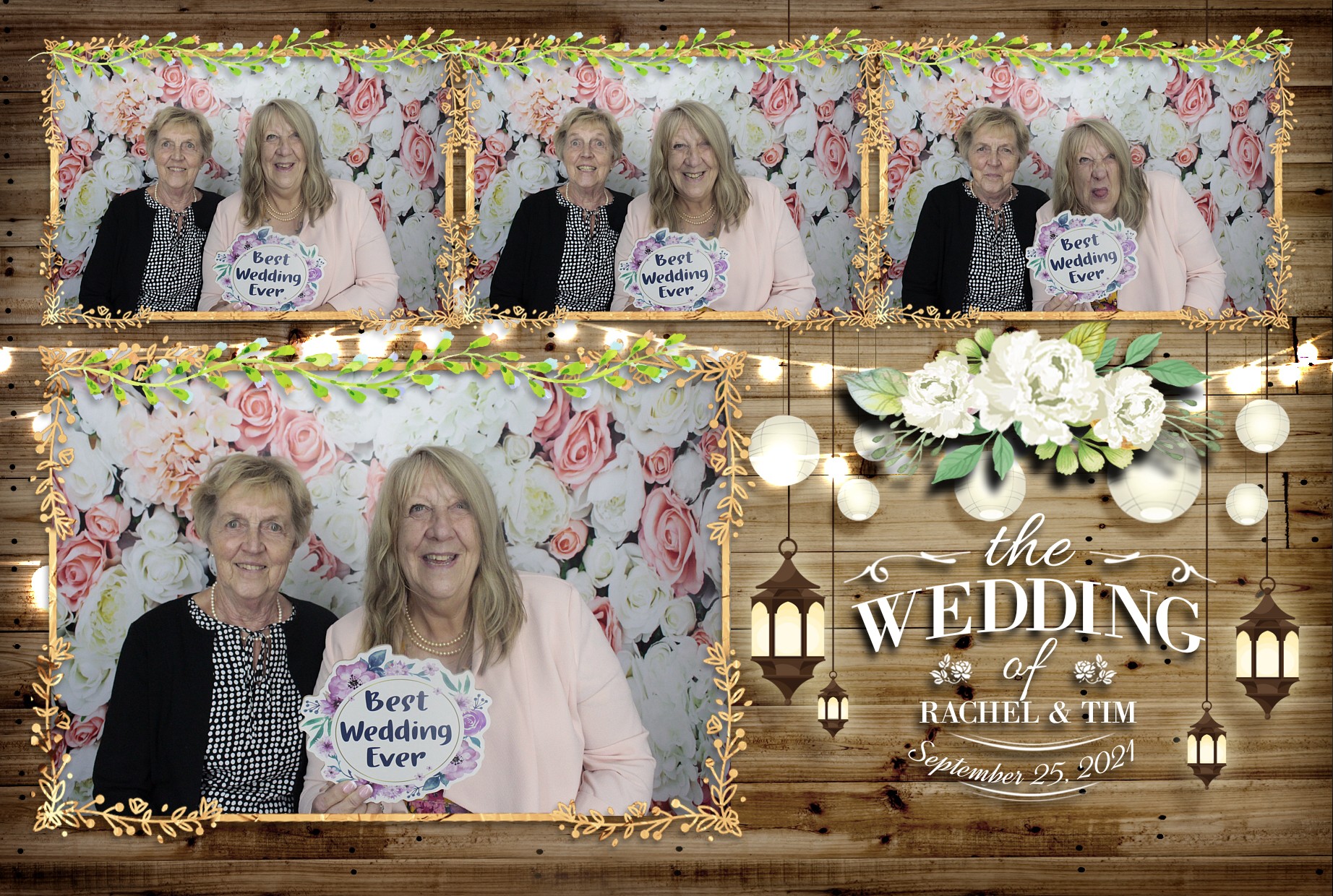Tim and Rachel's Wedding  | View more photos from the event at gallery.myphotoboothexperience.co.uk/u/MyPhotoBoothExperienceLtd/Tim-and-Rachels-Wedding