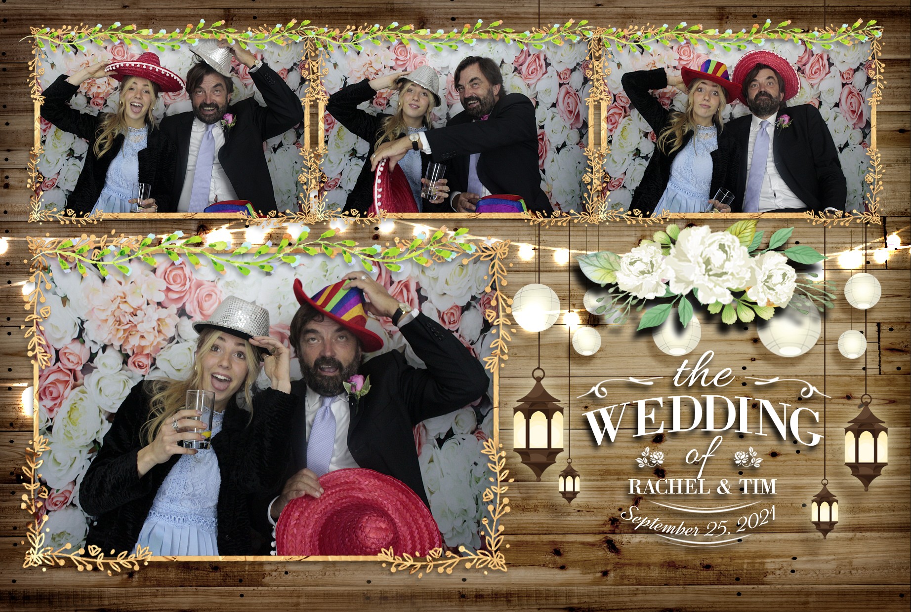 Tim and Rachel's Wedding  | View more photos from the event at gallery.myphotoboothexperience.co.uk/u/MyPhotoBoothExperienceLtd/Tim-and-Rachels-Wedding