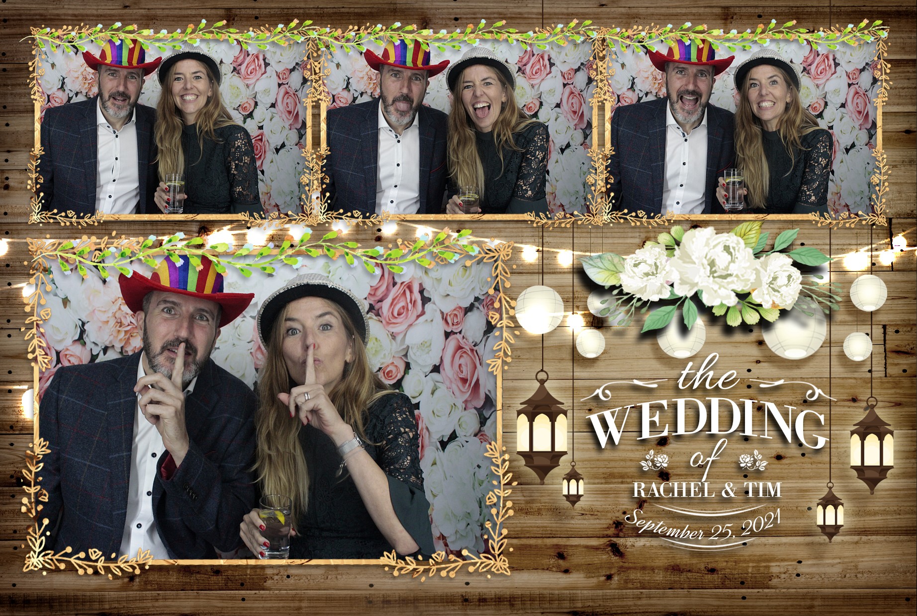 Tim and Rachel's Wedding  | View more photos from the event at gallery.myphotoboothexperience.co.uk/u/MyPhotoBoothExperienceLtd/Tim-and-Rachels-Wedding