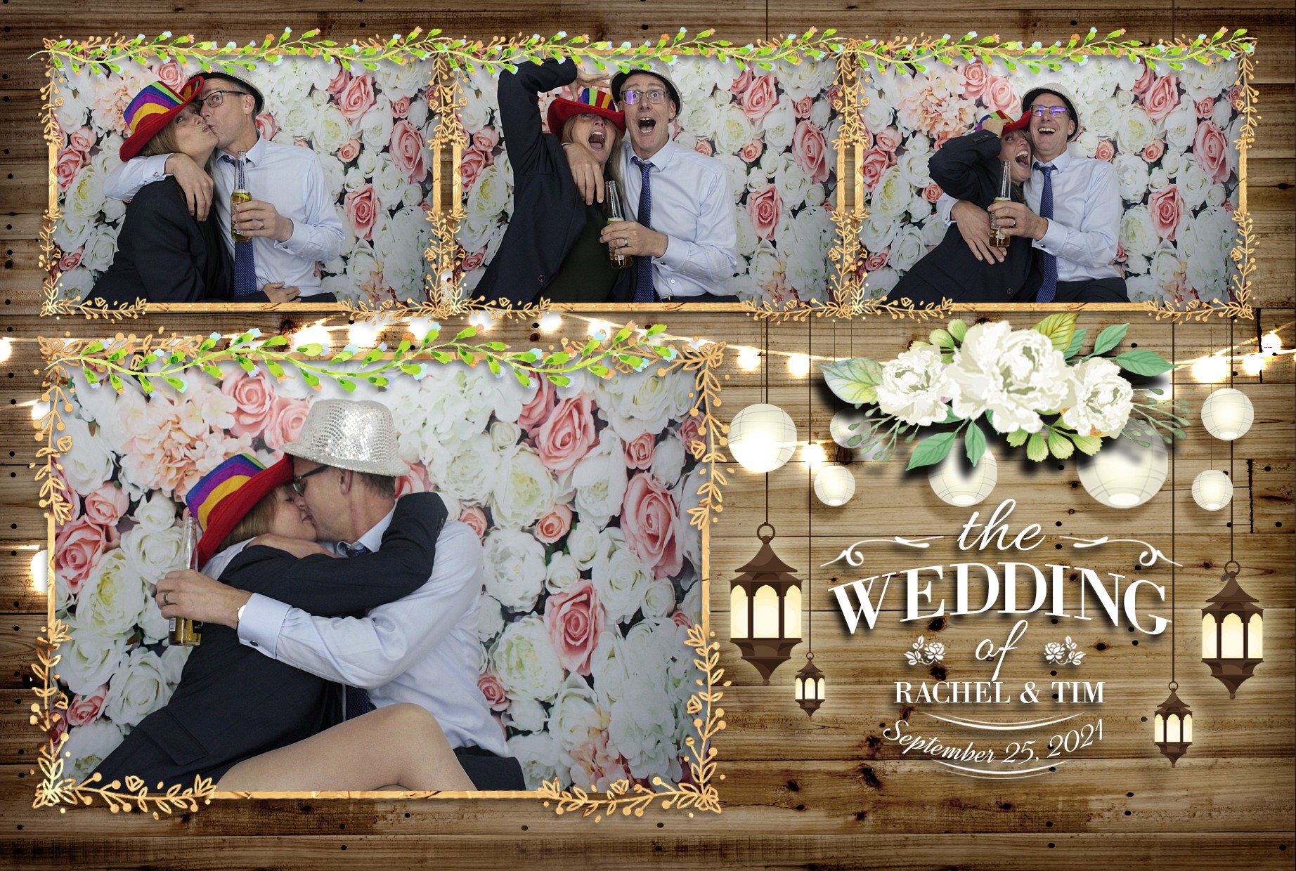 Tim and Rachel's Wedding  | View more photos from the event at gallery.myphotoboothexperience.co.uk/u/MyPhotoBoothExperienceLtd/Tim-and-Rachels-Wedding