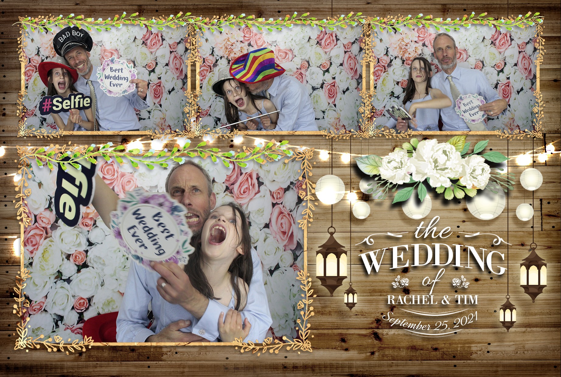 Tim and Rachel's Wedding  | View more photos from the event at gallery.myphotoboothexperience.co.uk/u/MyPhotoBoothExperienceLtd/Tim-and-Rachels-Wedding