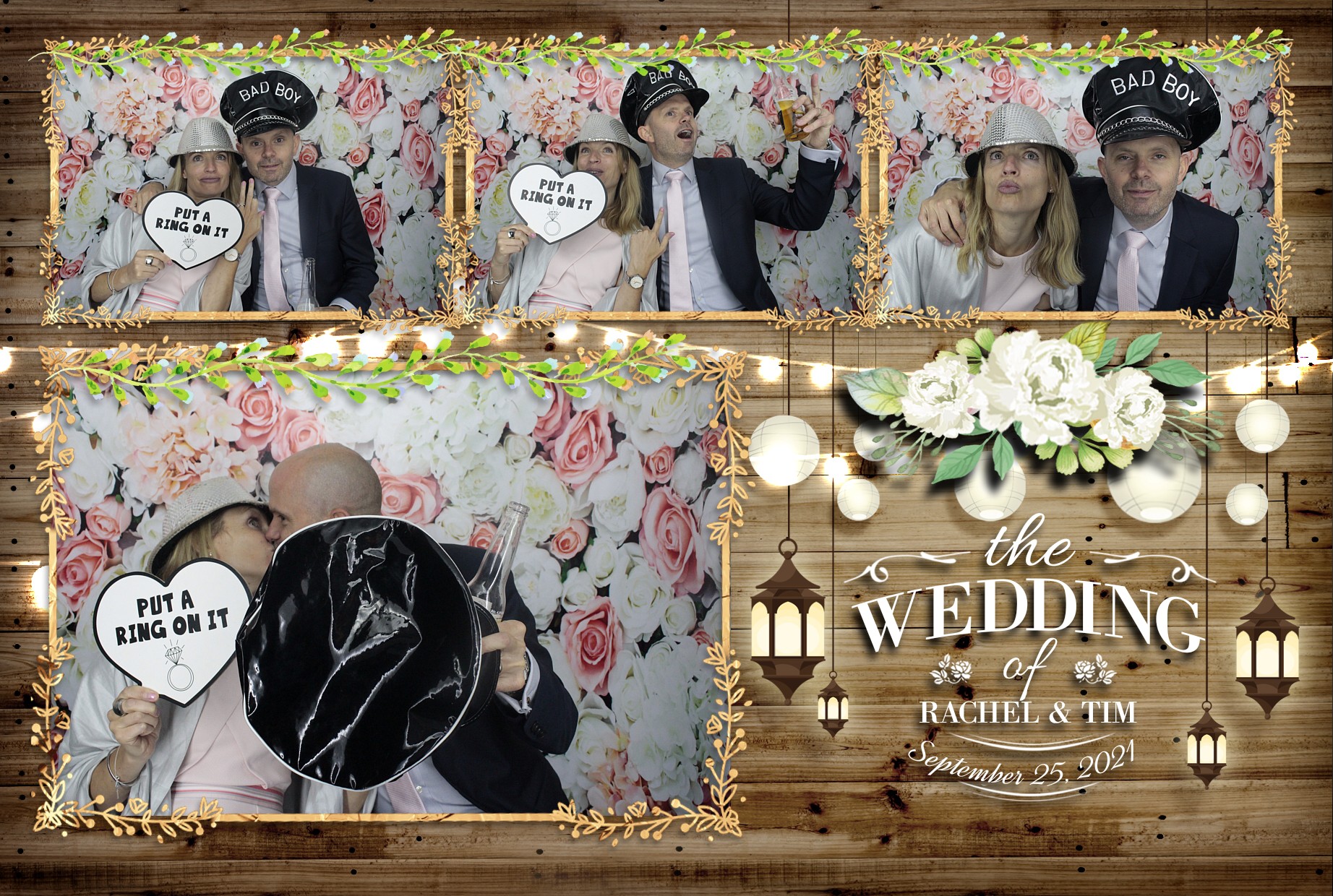 Tim and Rachel's Wedding  | View more photos from the event at gallery.myphotoboothexperience.co.uk/u/MyPhotoBoothExperienceLtd/Tim-and-Rachels-Wedding