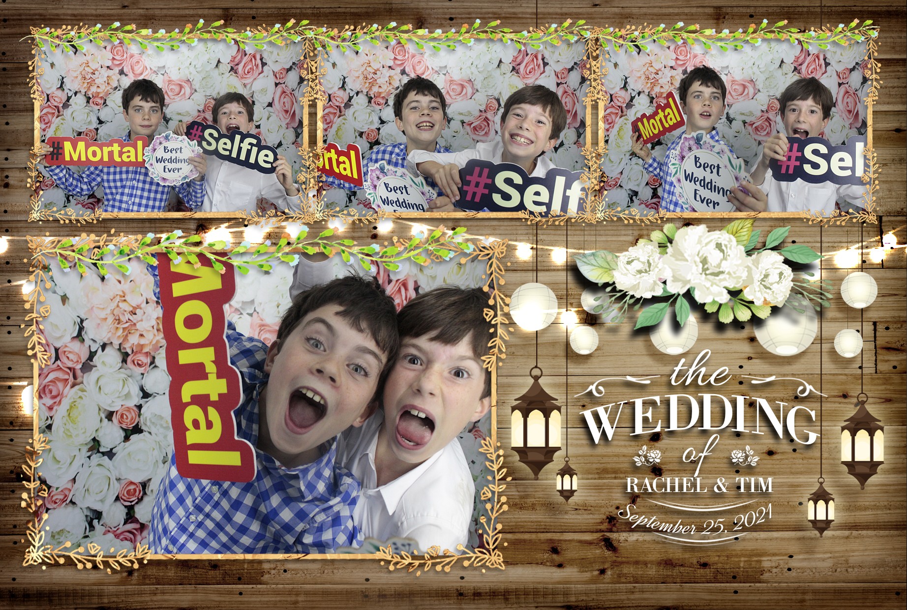 Tim and Rachel's Wedding  | View more photos from the event at gallery.myphotoboothexperience.co.uk/u/MyPhotoBoothExperienceLtd/Tim-and-Rachels-Wedding