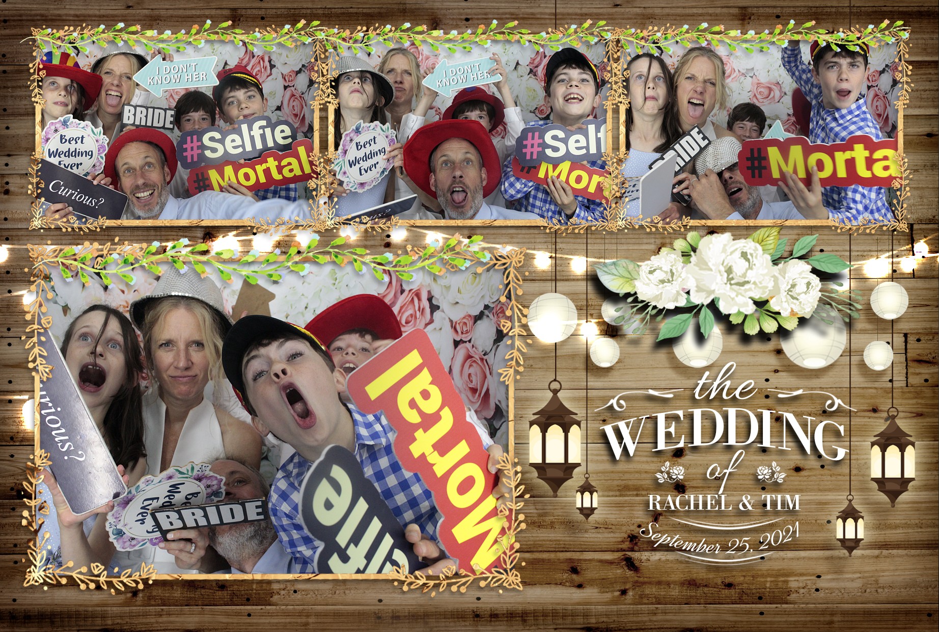 Tim and Rachel's Wedding  | View more photos from the event at gallery.myphotoboothexperience.co.uk/u/MyPhotoBoothExperienceLtd/Tim-and-Rachels-Wedding