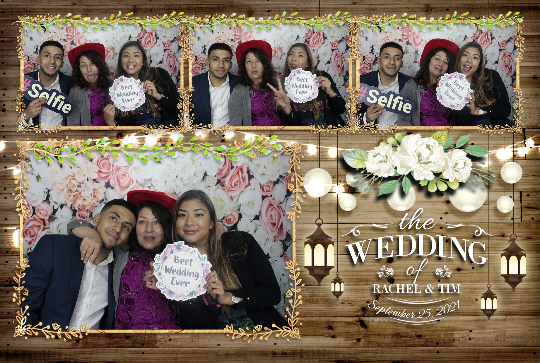 Tim and Rachel's Wedding  | View more photos from the event at gallery.myphotoboothexperience.co.uk/u/MyPhotoBoothExperienceLtd/Tim-and-Rachels-Wedding